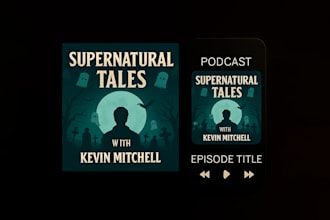 create professional podcast artwork, podcast cover design within 24h