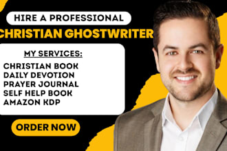 ghostwrite christian book daily devotional prayer journal self help book KDP