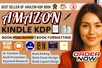 publish and format your book for amazon KDP and kindle with excellence