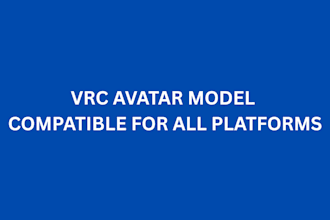 do vrchat avatar model vrc character vrm model