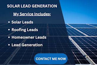 generate solar leads roofing leads homeowner leads lead generation