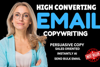 do persuasive sales email copywriting for email sequence