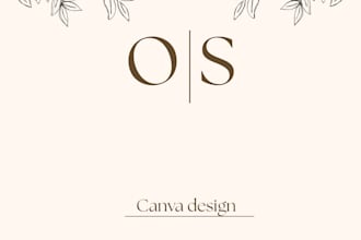 create simple logo, business card and invitations in canva