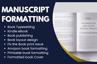do manuscript, ebook paperback, amazon kdp, book formatting, indesign google doc