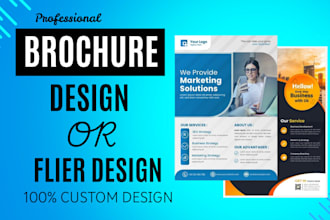 do brochure flyer design trifold business digital brochure