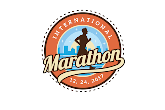 create wonderful and excellent marathon logo design