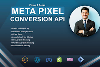 fix or setup meta pixel conversion API, facebook pixel shopify, gtm server side