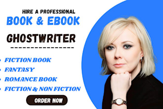 do fiction book ghostwriter, romance ghostwriter, self help ebook ghostwriter