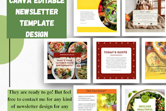 design email template or newsletter on mailchimp aweber klaviyo hubspot kvcore