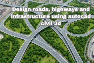 design roads, highways and infrastructure using autocad civil 3d