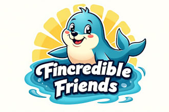 create sea seal mascot logo for your business only 12 hours