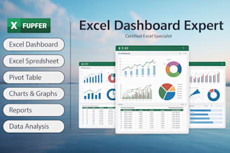 design a custom, interactive excel dashboard for smart business decisions