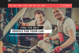 build auto detailing website car wash website detailing, auto repair website