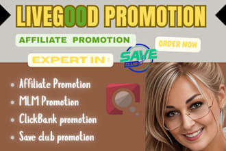 get affiliate leads, traffic, sales and signups for your livegood, and other MLM