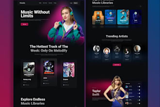 design music website for music artist dj podcast website radio website wordpress