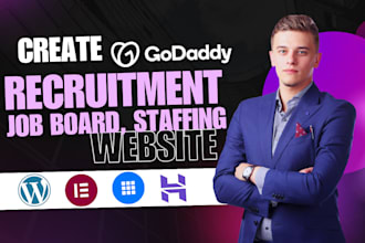 create recruitent website job board website staffing healthcare website