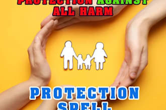 cast an extreme spell which will protect you from anything you need