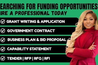 do grant writing grant research government contact bid proposal rfp