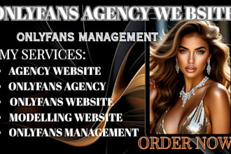 design onlyfans agency website onlyfans modelling website management website