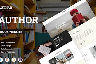 design book author website ebook website ebook landing page author website,