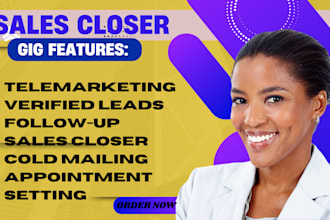 be your sales closer sales rep agent sales person virtual assistant