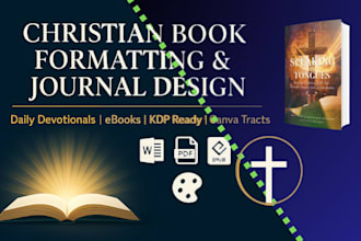 design daily devotion novel edit christian tracts journal canva ebook amazon kdp