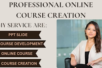 develop your online course content course creation ppt slide course development