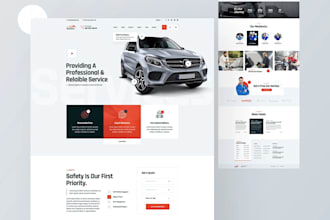 create car mechanic, auto mechanic, car detailing and auto detailing website