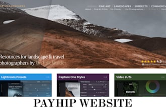 setup gumroad, payhip, or stanstore store with product design and uploads, SEO
