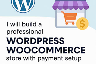 build a professional wordpress woocommerce store
