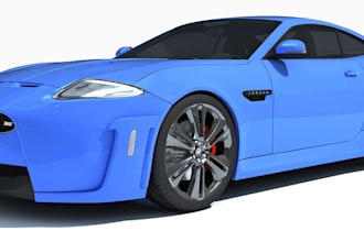 do high quality 3d car, sports car, vehicle models for gta, fivem, automation