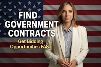 search government contracts, rfps, rfqs and prepare winning bids and proposals