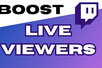 boost your twitch live viewers organically