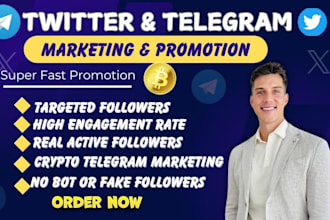 do organic growth, twitter x crypto telegram