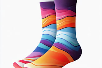 design custom and unique socks design