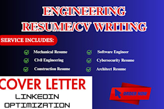 write consruction engineering, architecture, mechanical engineer resume, CV