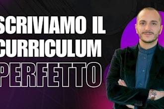 scrivere un CV professionale e vincente con template elegante