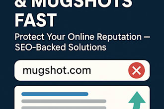 remove negative links mugshots using online reputation and seo