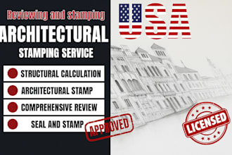 do licensed architect oregon, oklahoma, ohio, pe stamp for city permit