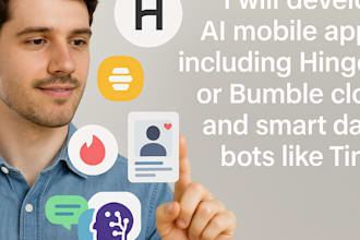 develo ai based mobile apps and bots dating app hinge, bumble, and tinder clones