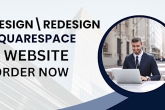 design squarespace website, redesign, online store