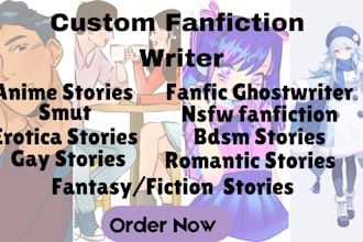 ghostwrite gay nsfw fanfiction, kinky bdsm erotica, and romantic erotic stories