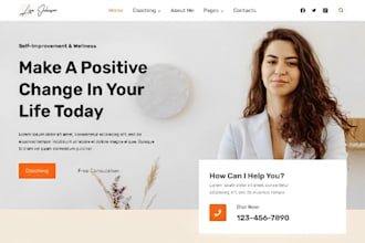 design life coaching website coaching website career website online course