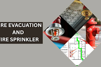 design fire evacuation plans alarm layout and sprinkler systems