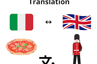 translate from italian to english and vice versa professionally