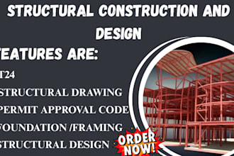 draft site, floor, structural, and mep plans for basic projects