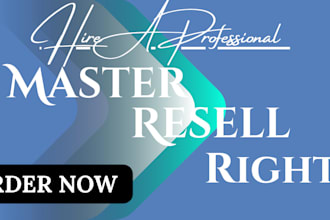 promote master resell right to earn passive income