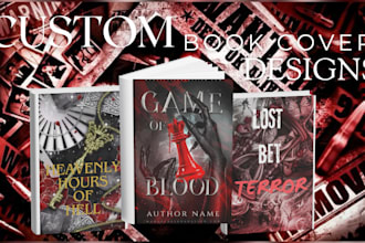 design high quality ebook, KDP, paperback and amazon book covers