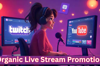 do youtube live streaming promotion, video streaming to gain active live viewers