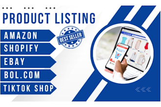 do seo product listings on amazon bol com shopify  wayfair and ebay the range